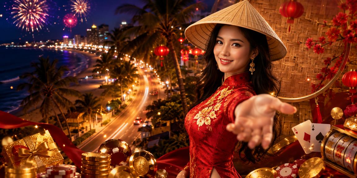 Khung cảnh nghỉ dưỡng tại Mũi Né gợi lên trải nghiệm giải trí kết hợp thể thao trực tuyến