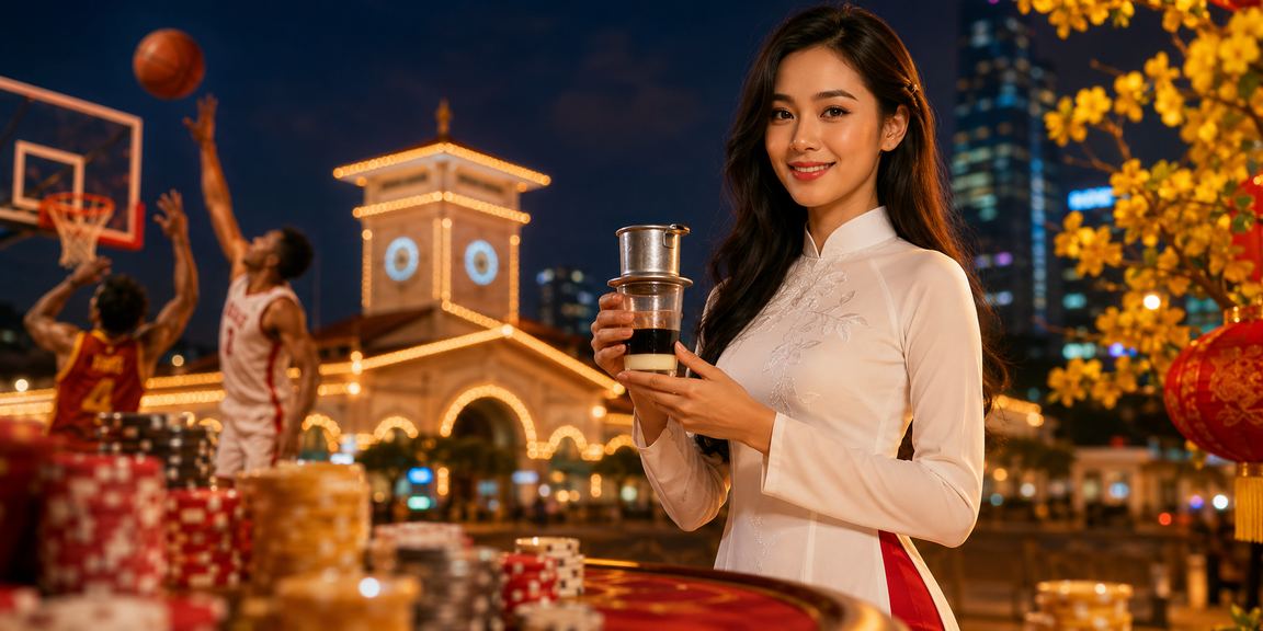 Giao diện nền tảng cá cược và giao dịch tài chính trực tuyến tại Việt Nam trên màn hình lớn